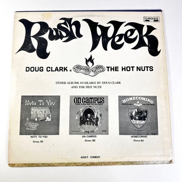 Vinyl Record Adult Comedy Rush Week by Doug Clark Gross Record Label - Picture 2 of 7
